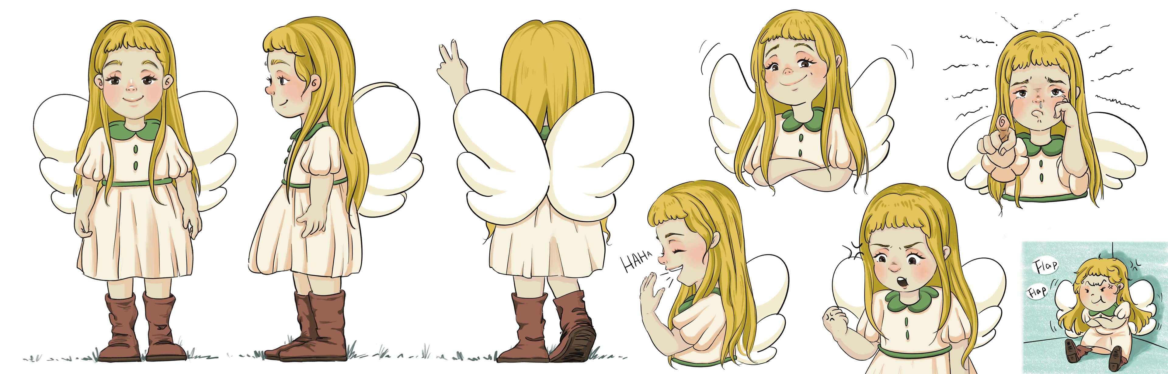 The True Angel Character Design 1